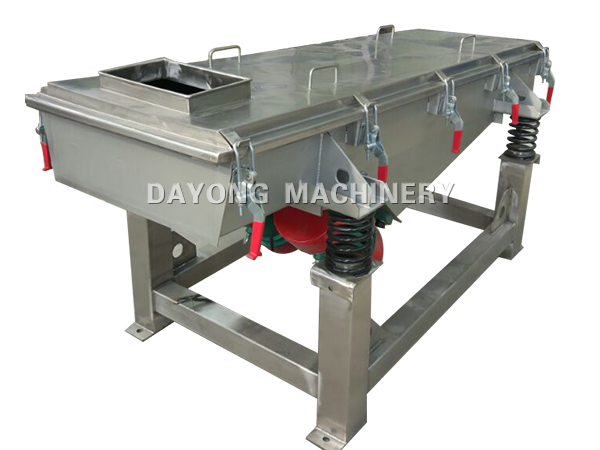 Linear vibrating screen